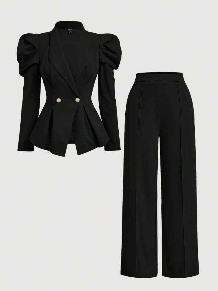 Fitted Blazer & Leg Pants for Women's